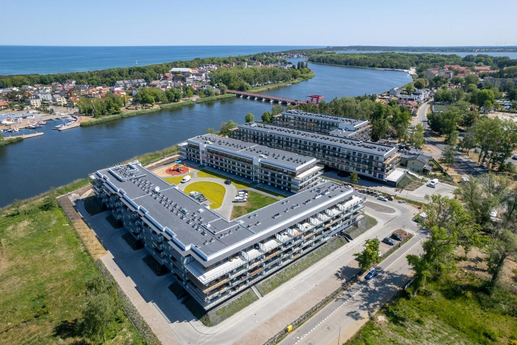 Stela Water Side Apartment - Swimming Pool & Sauna By Renters Prestige Dziwnów Kültér fotó